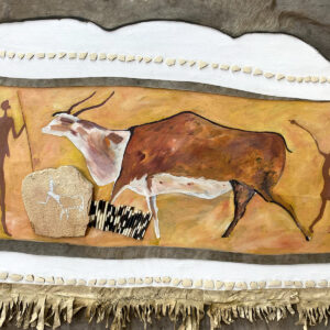 UNTITLED By: Stanley Grootboom Item No: A02 Medium: Mixed Media Size: 90cm x 65cm Price: ZAR 28 000-00