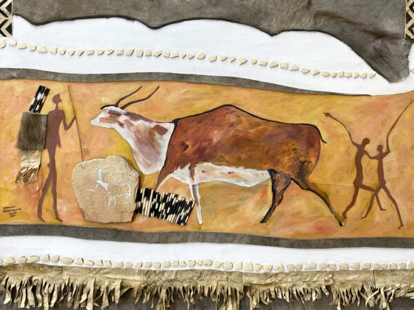 UNTITLED By: Stanley Grootboom Item No: A02 Medium: Mixed Media Size: 90cm x 65cm Price: ZAR 28 000-00